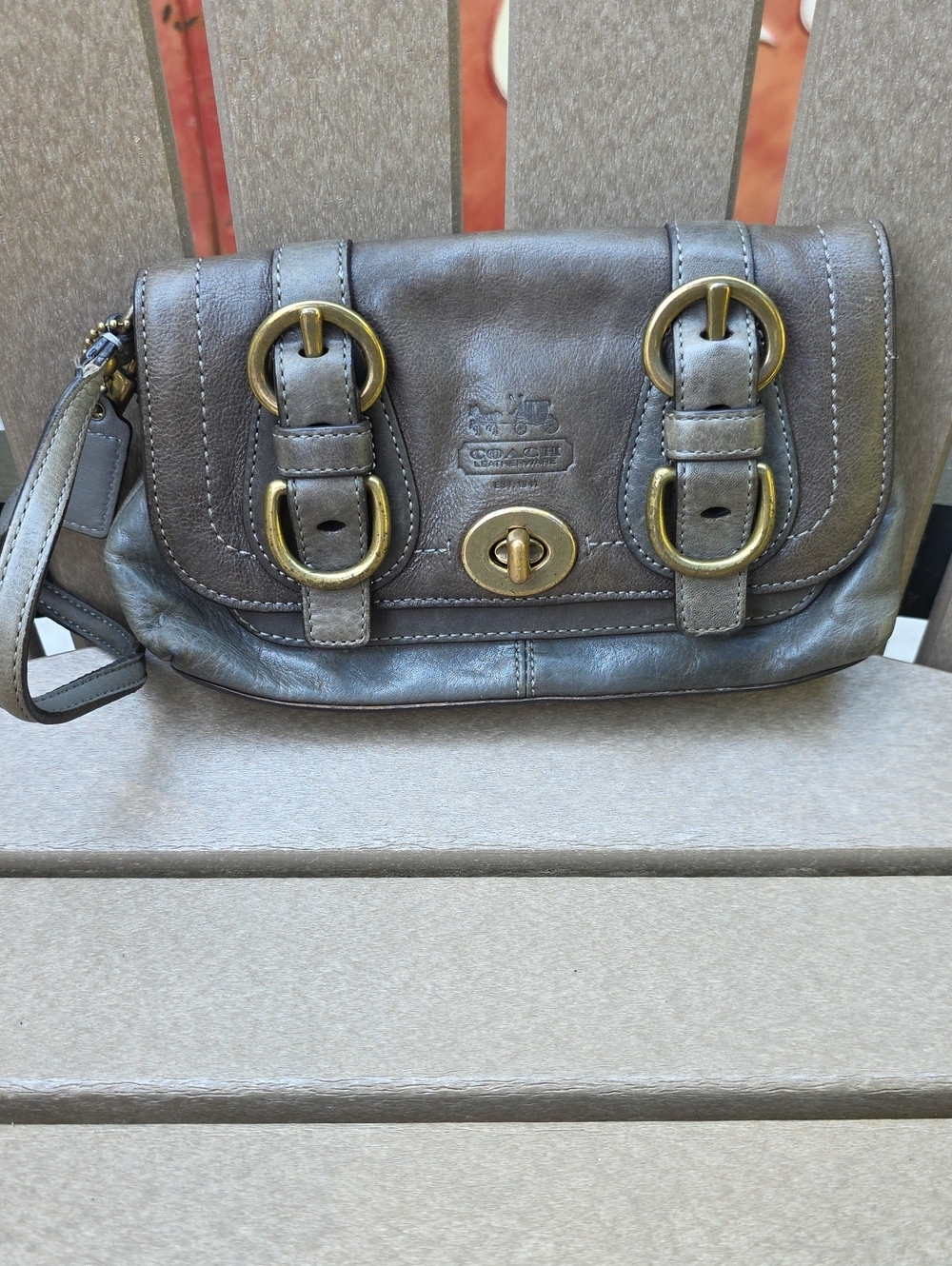 Coach  Legacy Garcia Wallet Clutch Good Pre-loved Condition With Flaw